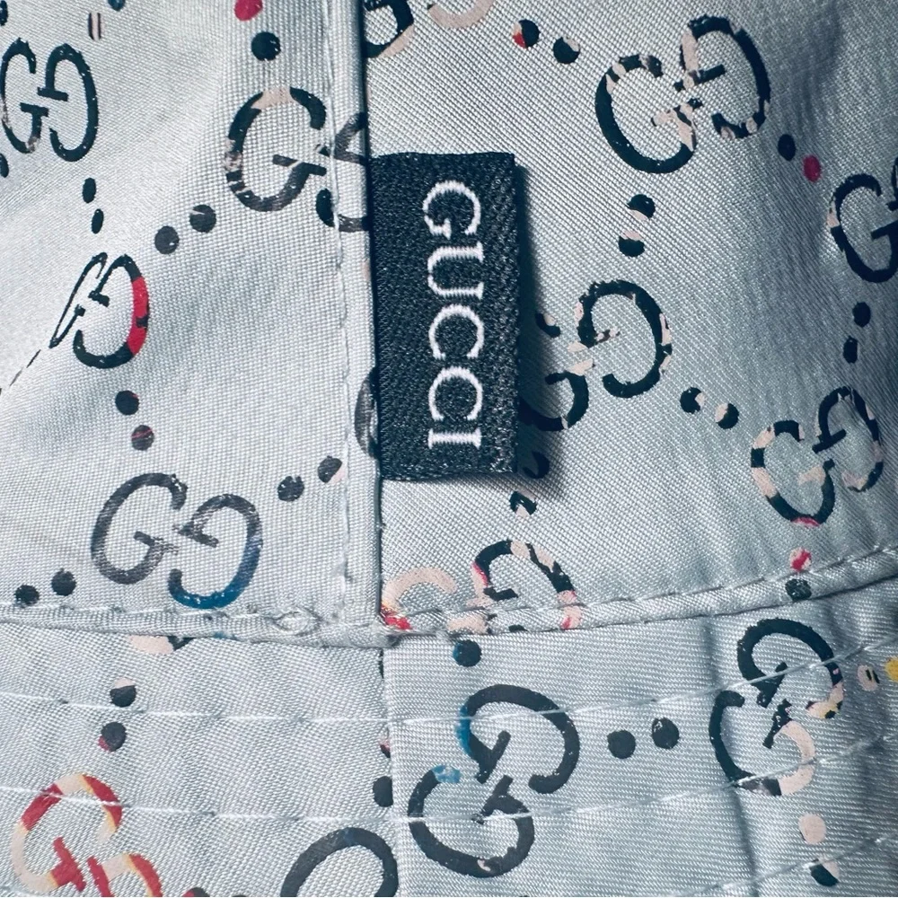 You Gotta Regatta Light Blue Gucci Summer Unisex Bucket Hat Monogram - Picture 12 of 16
